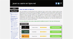 Desktop Screenshot of jouer-au-casino-en-ligne.net