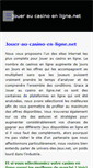 Mobile Screenshot of jouer-au-casino-en-ligne.net